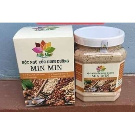 500gr Bột ngũ cốc dinh dưỡng Min Min  NC01