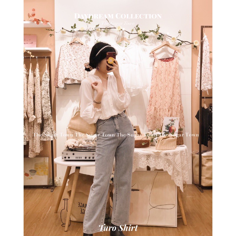 Turo Shirt áo sơ mi tay bồng SugarTown | BigBuy360 - bigbuy360.vn