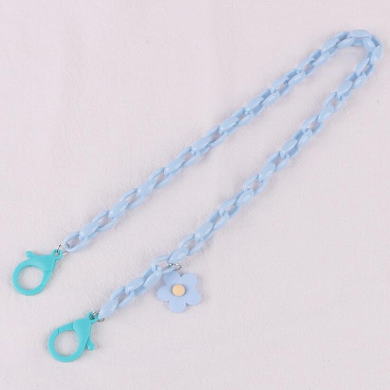 Giá đỡ mắt kính chống thất lạc bằng acrylic hình hoa màu kẹo