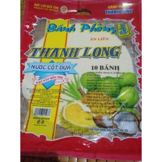 BÁNH PHỒNG SỮA THANH LONG NƯỚC CỐT DỪA {10 BÁNH}