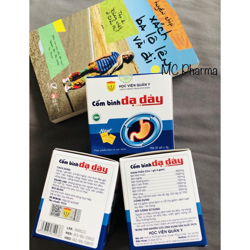Cốm bình dạ dày Học viện quân y hộp 20 gói