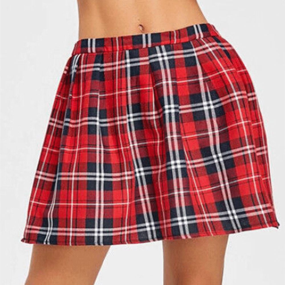 Chân Váy Ca-Rô Xinh Xắn Dành Cho Nữ