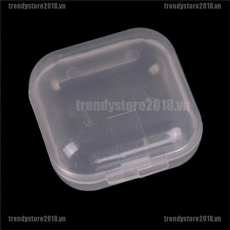 Set 10 Hộp Nhựa Mini Trong Suốt Đựng Trang Sức