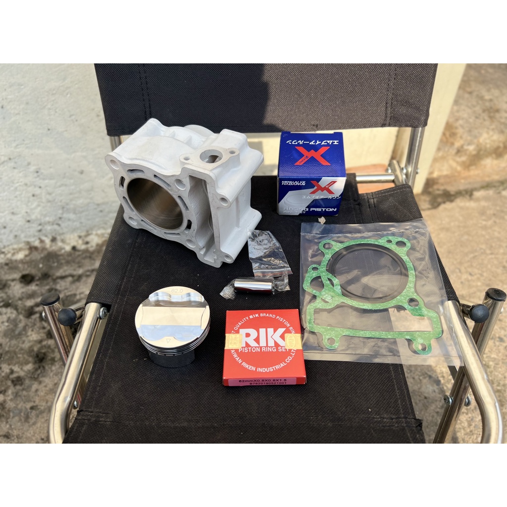 Bộ lòng 62 X1R cho ex 135-150 pitton bạc rik