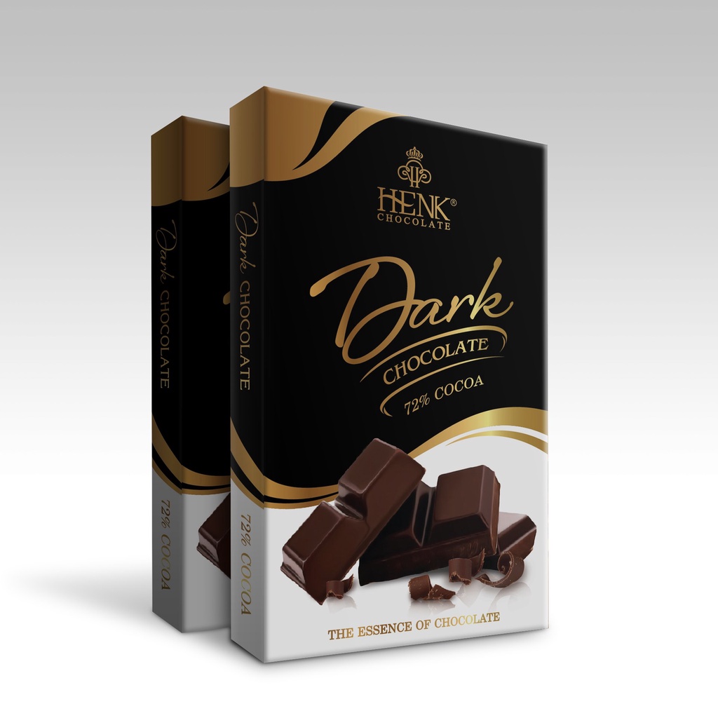 Combo 2 Socola Đen Nguyên Chất MARK&amp;MILK 72% Cocoa Thơm Ngon Có Vị Đắng Vừa Thanh 50g CBD502