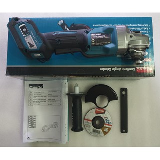 40Vmax Máy mài góc 100mm dùng pin Makita GA027G - 40V ( SẢN PHẨM CHƯA BAO GỒM PIN VÀ SẠC). CÒ BÓP