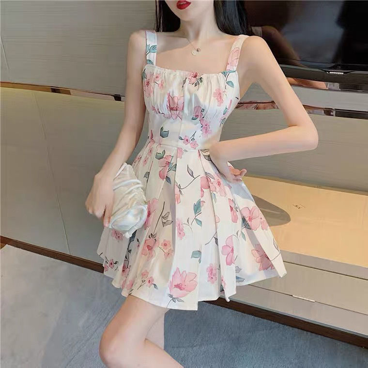 Đầm Dây Rút Nhấn Eo Phong Cách Hàn Quốc Nữ Tính | BigBuy360 - bigbuy360.vn