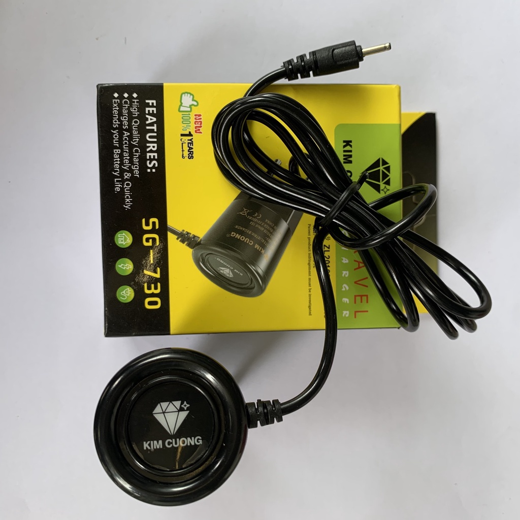 Sạc nokia chân kim thương hiệu kim cương, sạc chân nhỏ cho máy nokia cổ có đèn báo