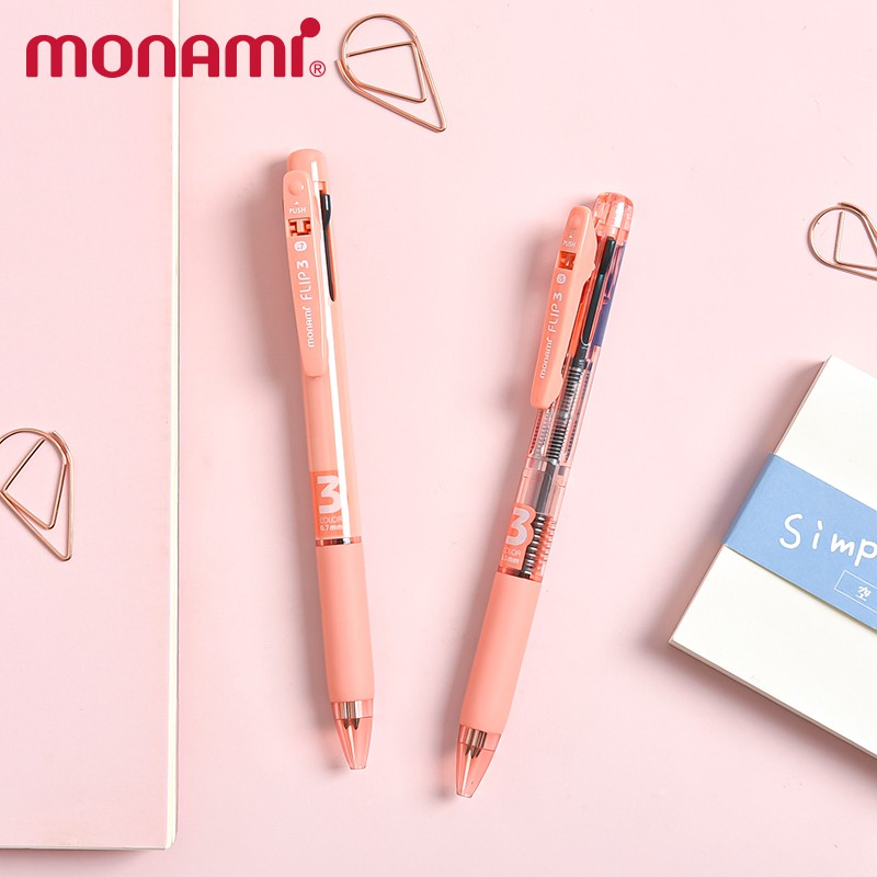 Bút Bi 3 Ruột Màu Khác Nhau Ngòi 0.5mm / 0.7mm