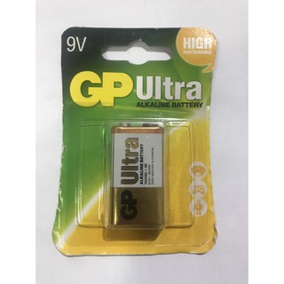 1 Vỉ Pin Vuông GP 9V Alkaline Chính Hãng