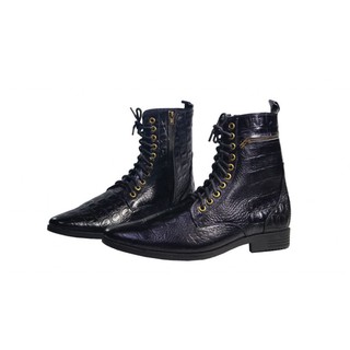 Giày boot nam da bò thật dập vân cá sấu .Bảo hành 12 tháng.Mã số: B164