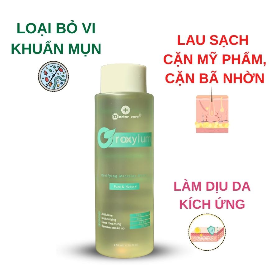 Nước Tẩy Trang Làm Sạch Da, Kháng Khuẩn, Dịu Nhẹ chuyên dùng Cho Da Mụn Doctor Care