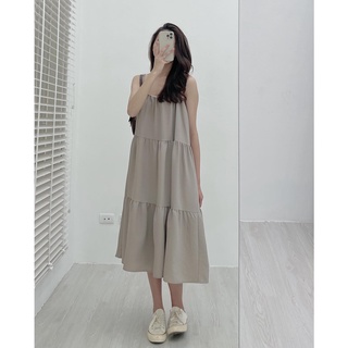 V6086 Váy xốp 2s midi Audrey