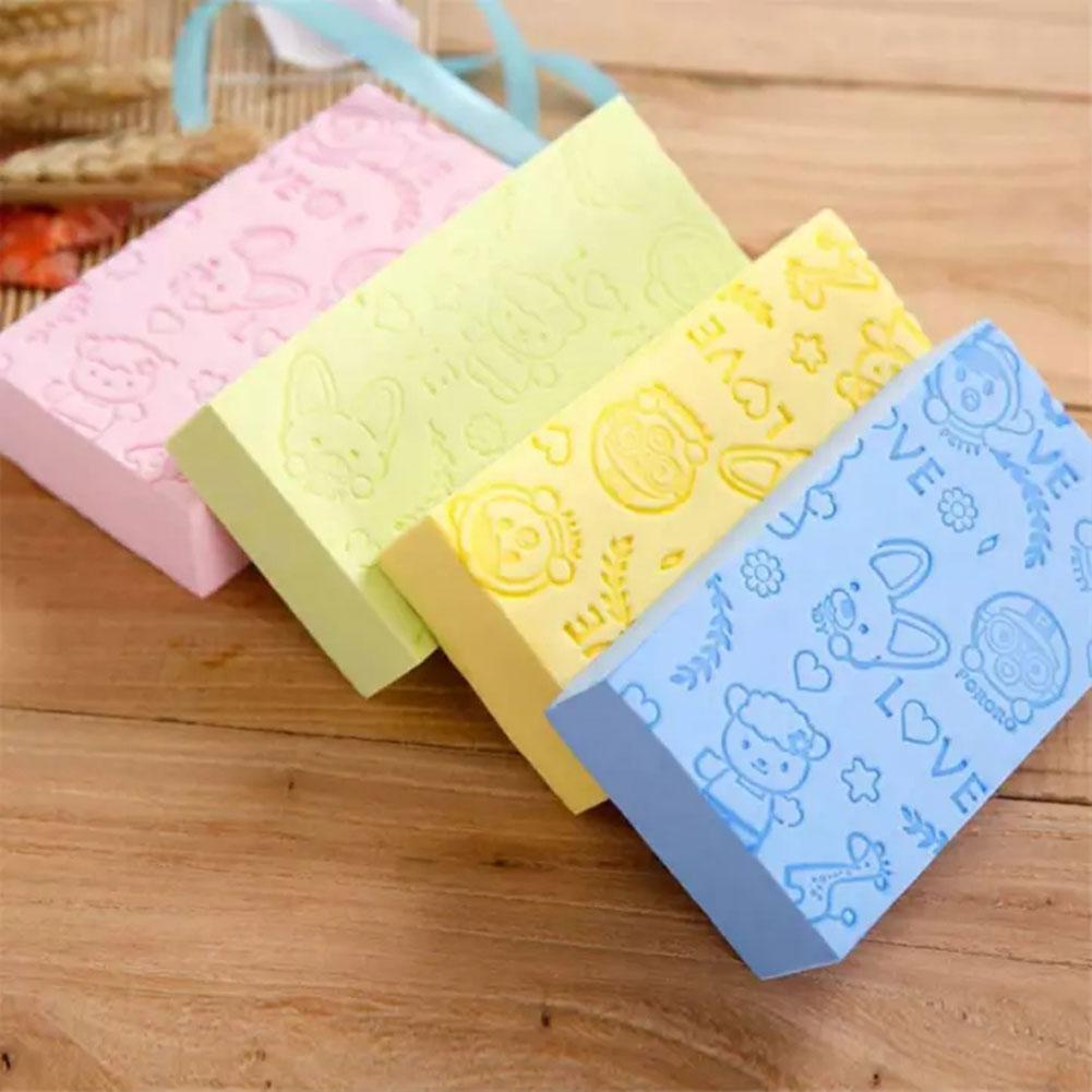 Bông Tắm Tẩy Tế Bào Chết Họa Tiết Hoạt Hình Phong Cách Hàn Quốc B6X3