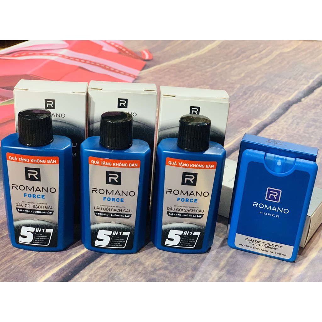 TRỌN BỘ 4 MÓN: 3 DẦU GỘI 60GR, 1 NƯỚC HOA CỰC THƠM 18ML