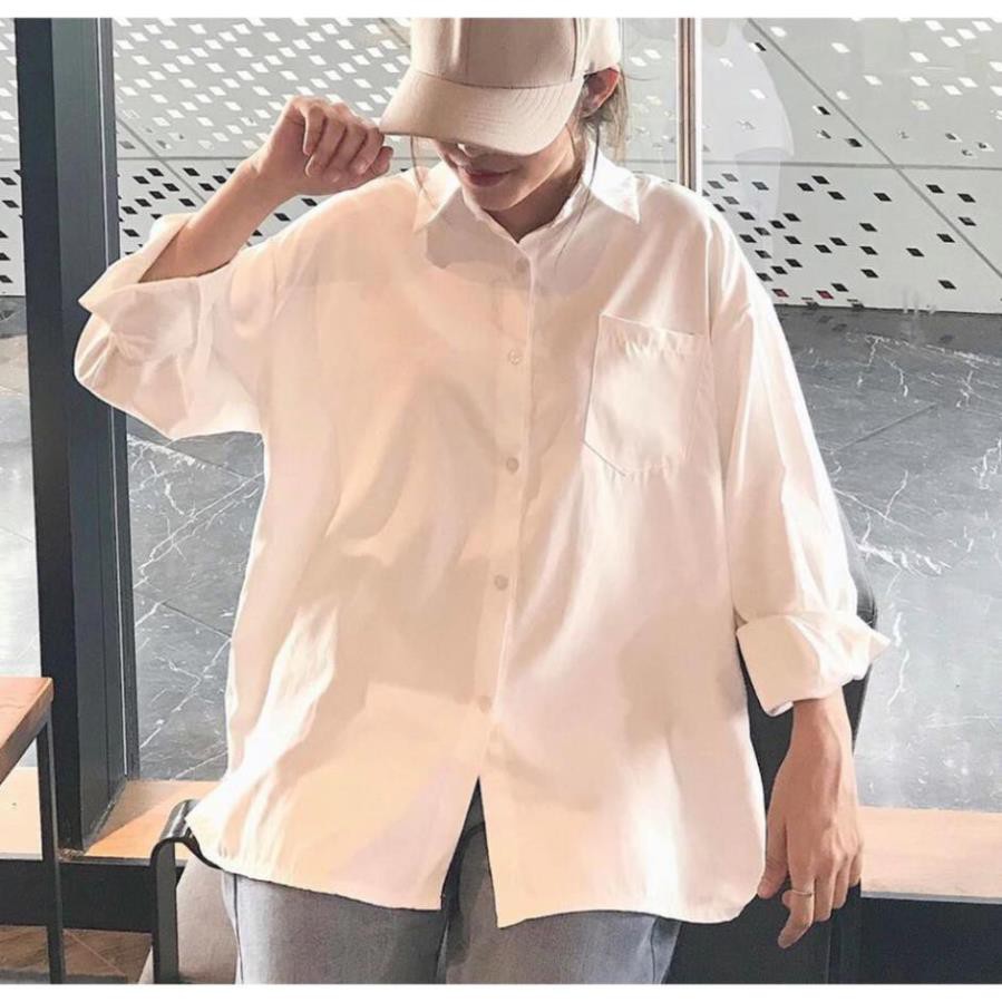 Sơmi trơn form UNISEX cực xinh
