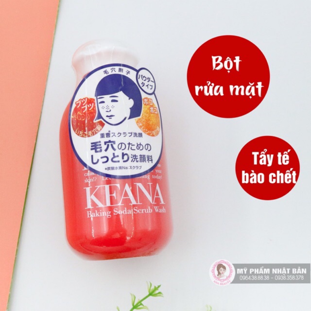 BỘT RỬA MẶT-TẨY DA CHẾT KEANA BAKING SODA