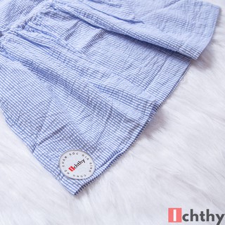 Váy sọc xanh - Thời trang HM