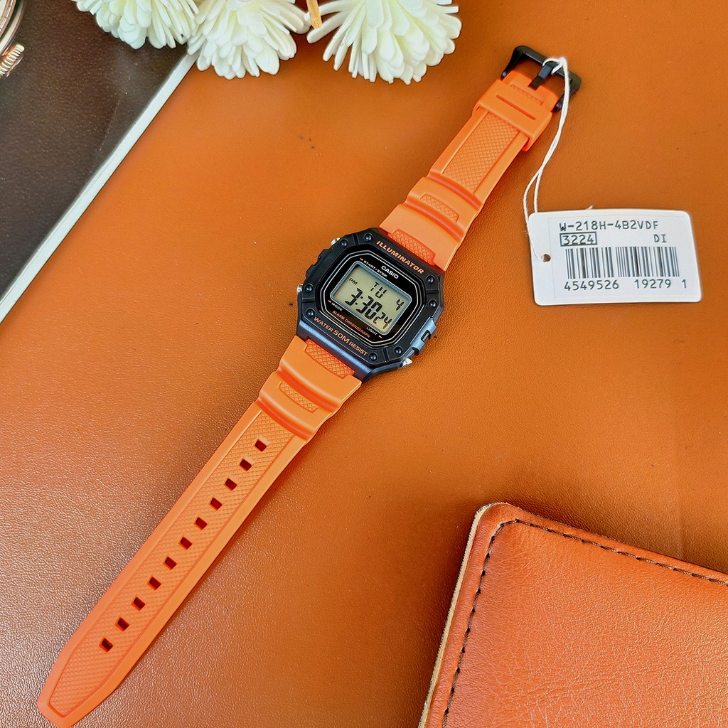 Đồng hồ Casio W-218 💖𝐅𝐑𝐄𝐄𝐒𝐇𝐈𝐏💖 Đồng hồ CASIO MW-240-2BVDF MW-240-4BVDF dây nhựa mặt tròn