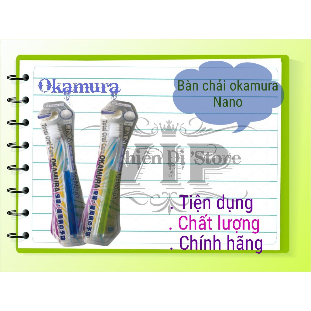 OKAMURA BÀN CHẢI ĐÁNH RĂNG LÔNG MỀM SIÊU SẠCH