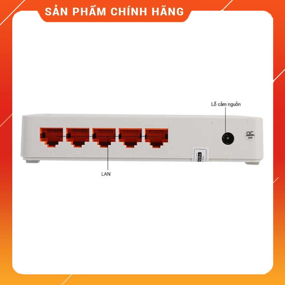 [RẺ VÔ ĐỊCH] Bộ chia mạng 5 cổng TotoLink S505 Switch 5 port 10/100MMbps