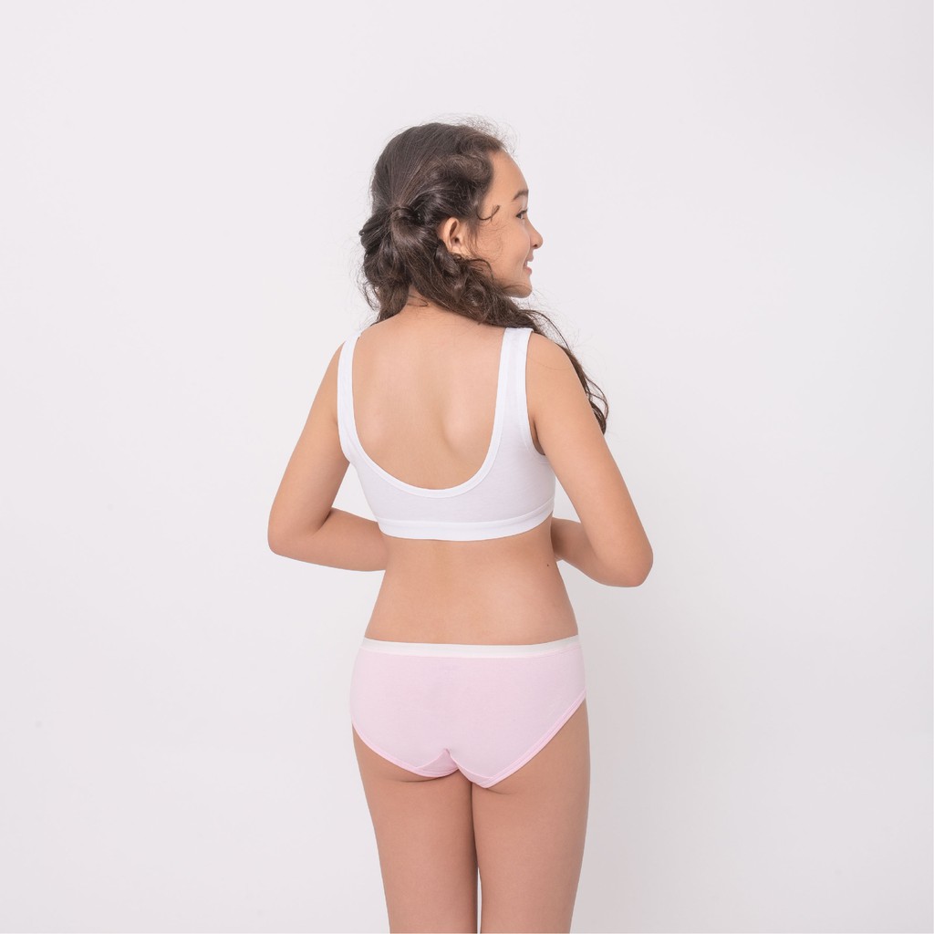 Áo ngực học sinh cotton tròng cổ iBasic BRAT003