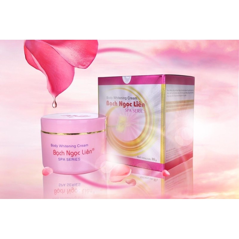 Kem Bạch Ngọc Liên dưỡng trắng da body Series spa - 80gr