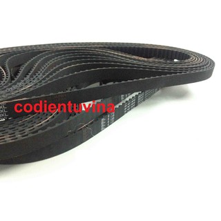 Dây đai răng cao su (dùng cho Puli GT2) bán theo mét (30.000đ/mét)