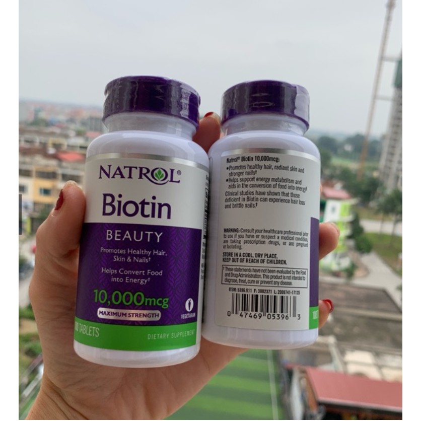 VIÊN UỐNG BIOTIN MẪU MỚI