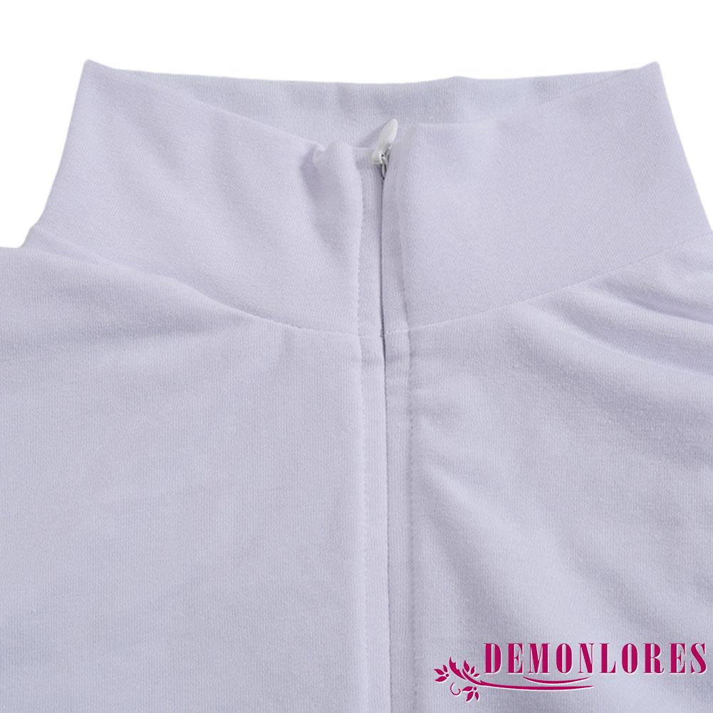 Áo Croptop Tay Ngắn Khoá Kéo Thiết Kế Quyến Rũ Cho Phái Nữ