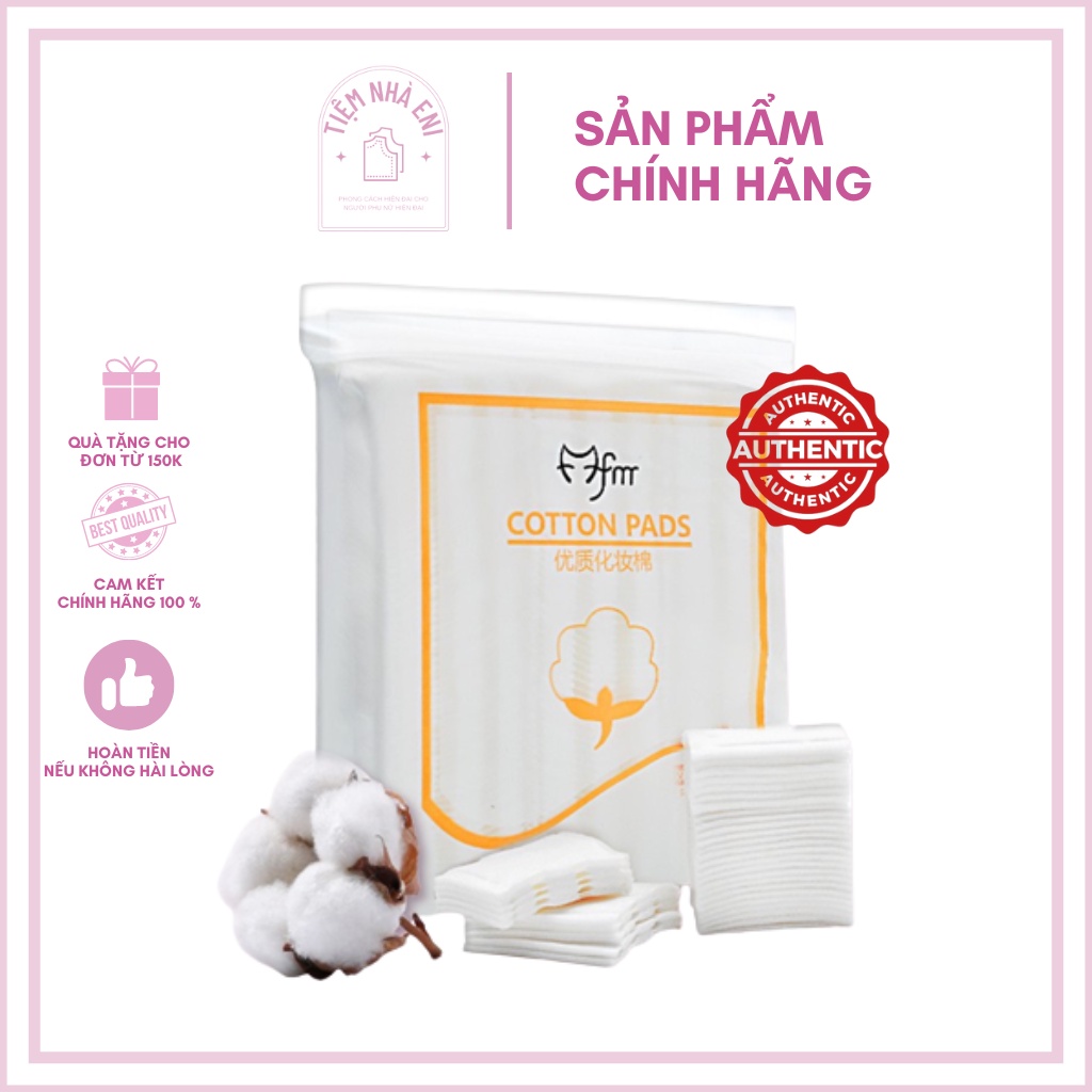Bông Tẩy Trang Cotton Pads 3 Lớp Túi 222 Miếng Nội Địa Trung