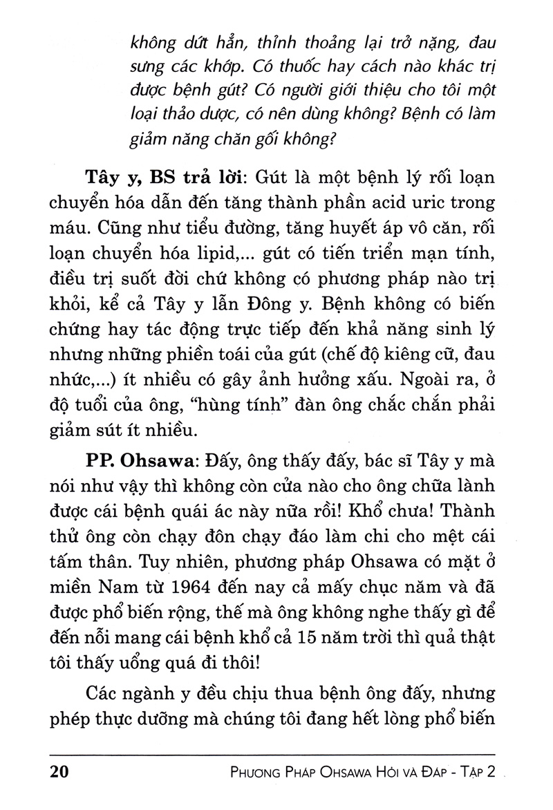 Sách Phương Pháp Ohsawa Hỏi Và Đáp Tập 2 (Tái Bản)