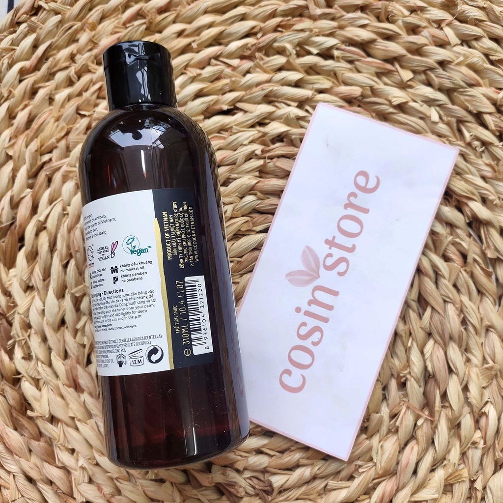 Toner Cocoon Nước Bí Đao cân bằng da 140ml 310ml  cấp ẩm cho làn da Cosin Store