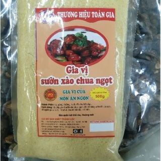 Gia vị sườn xào chua ngọt gói 500g