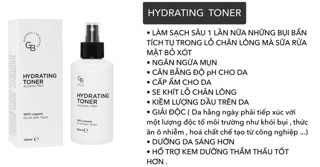 HYDRATING TONER (Toner không cồn)