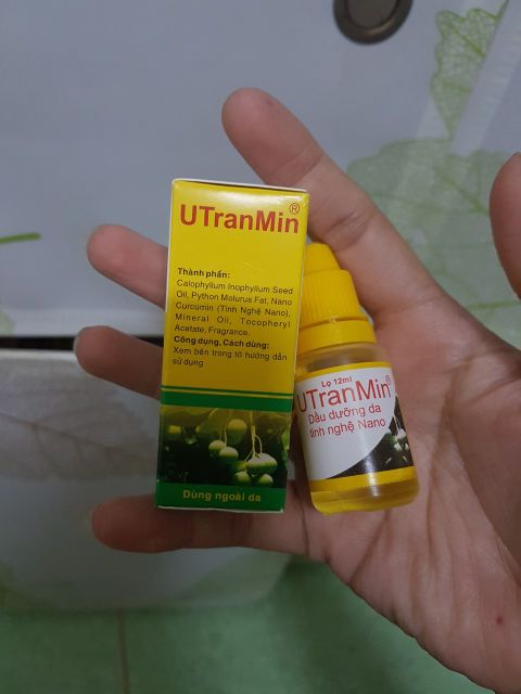 Dầu mù u nghệ UTranMin Thiên Khánh 12ml | BigBuy360 - bigbuy360.vn