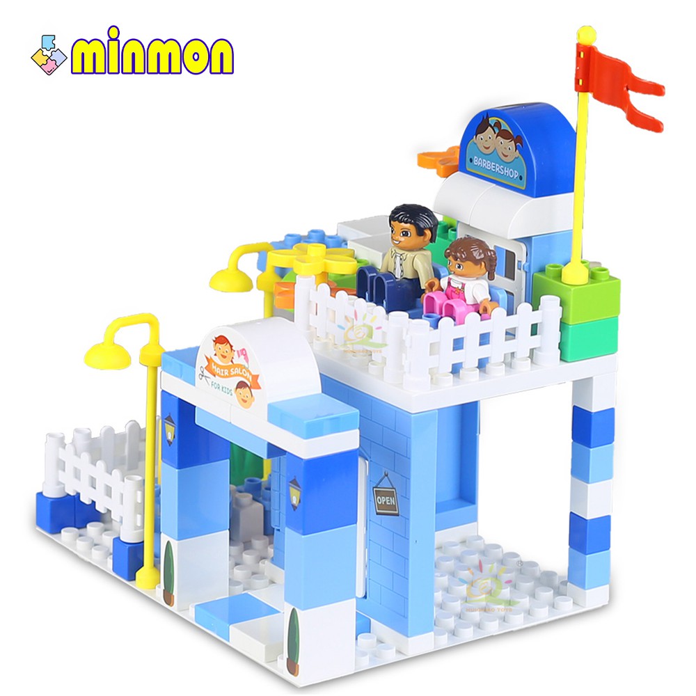 Bộ đồ chơi lego MINMON hình ngôi nhà 93 mảnh - MM0022