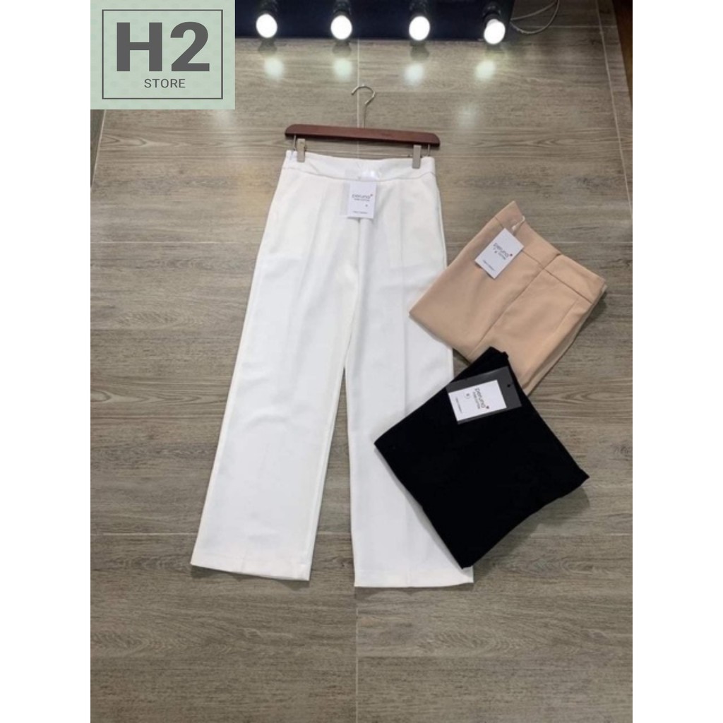 Quần Xuông Dài Nữ Ống Rộng Dáng Đứng Lưng Cao Thiết Kế H2 Strore | BigBuy360 - bigbuy360.vn