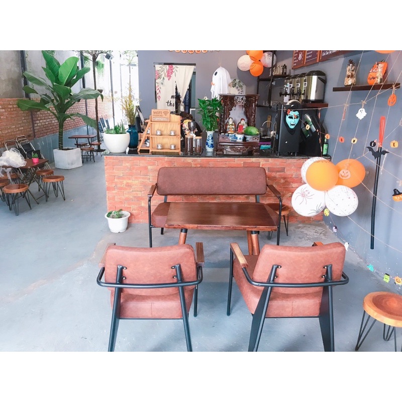Ghế sofa sắt cho quán cafe, gia đình