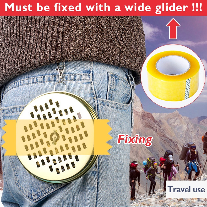 Hộp Thiếc Đựng Nhang Muỗi Có Nắp Đậy Chống Lửa Thiết Kế Di Động Tiện Dụng
