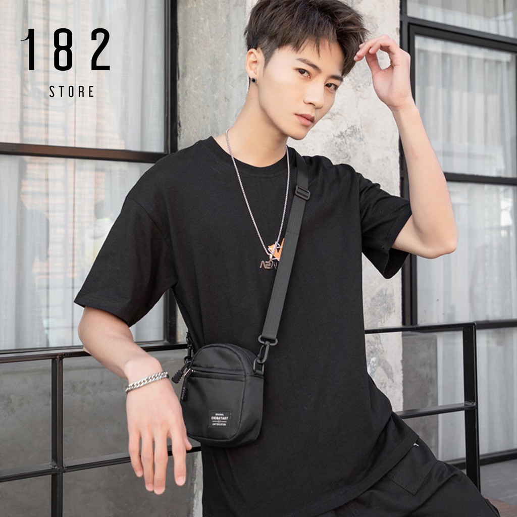 Túi Đeo Chéo Mini Unisex Nam Nữ Basic Messenger Mini Bag Nhỏ Gọn Tiện Dụng Đeo Vai Đi Chơi S001 Freeship - The Black Box | BigBuy360 - bigbuy360.vn