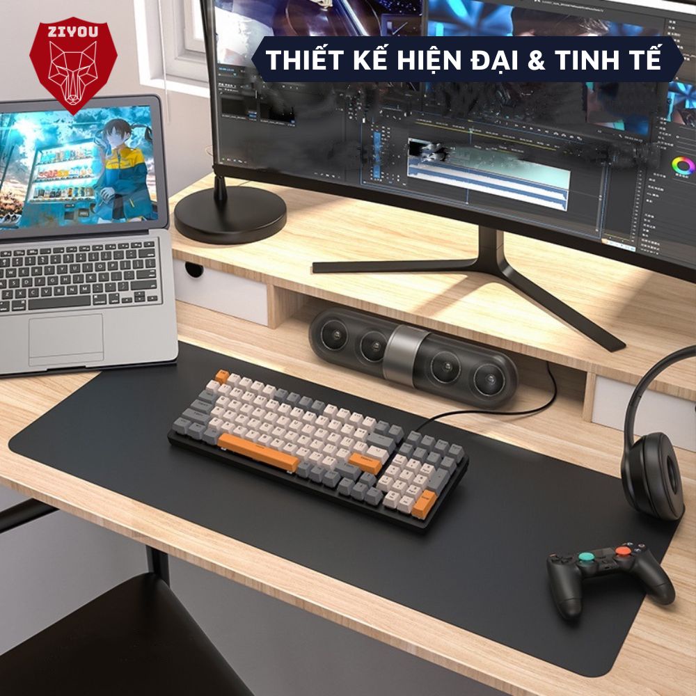 Bàn Phím Cơ Gaming Red Switch Ziyou K3 MAX Led Đổi Màu Nhiều Chế Độ, Dành Cho Máy Tính Laptop PC