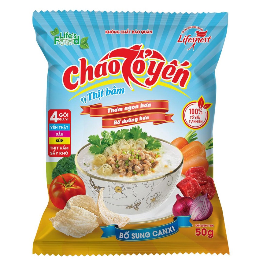 Cháo tổ yến thịt bằm dinh dưỡng hộp 30g