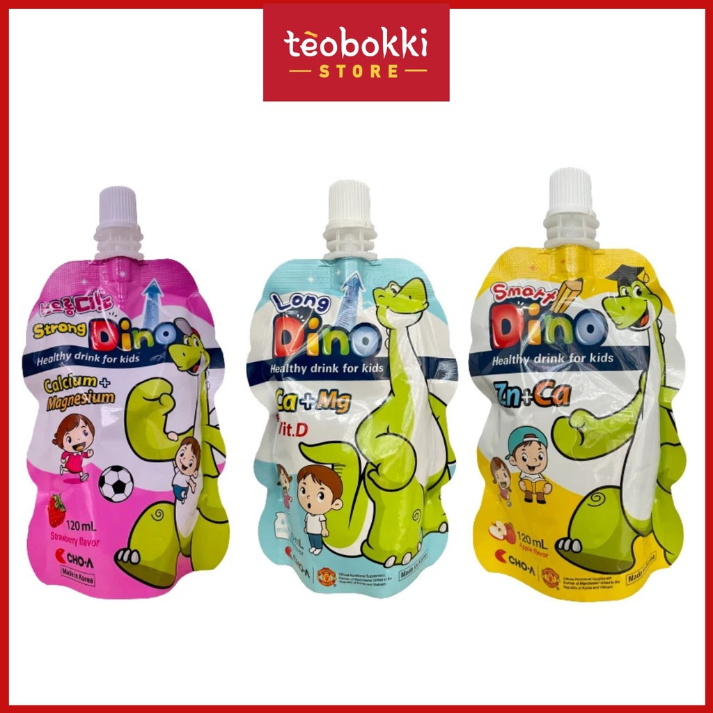 Nước uống bổ sung dinh dưỡng Smart Dino/Long Dino/Strong 120ml
