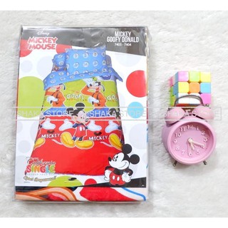 Ga Trải Giường Đơn Kích Thước 120x200 - CALIFORNIA - MICKEY GOOFY DONALD