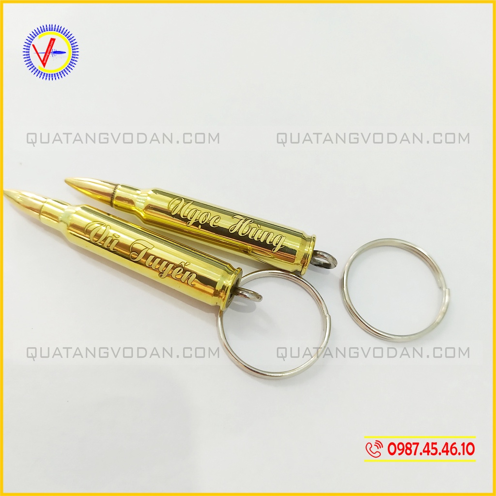 Móc khóa AR15 khắc tên