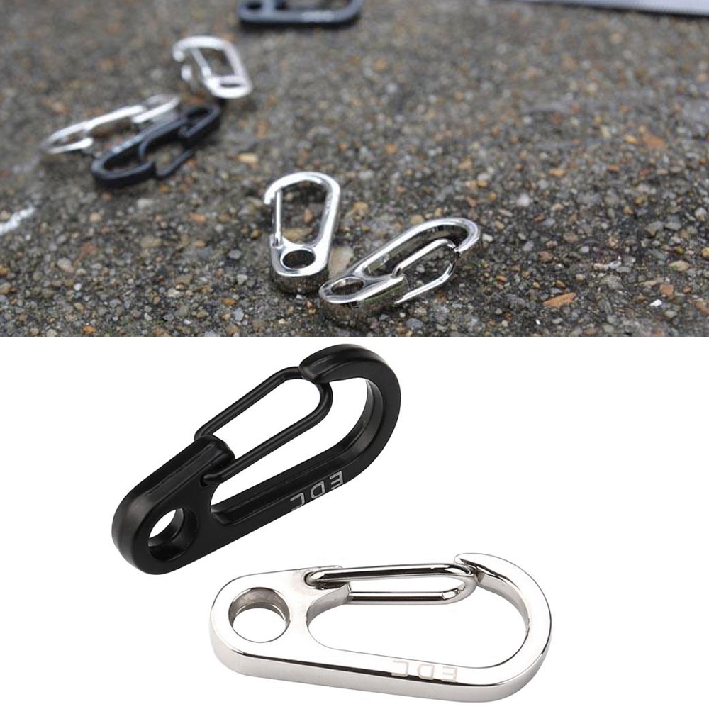 LETTER 2/4pcs Hang Buckle MIni Aluminum Alloy Safety Travel Tools Survival EDC Gear Outdoor Hook D Carabiner