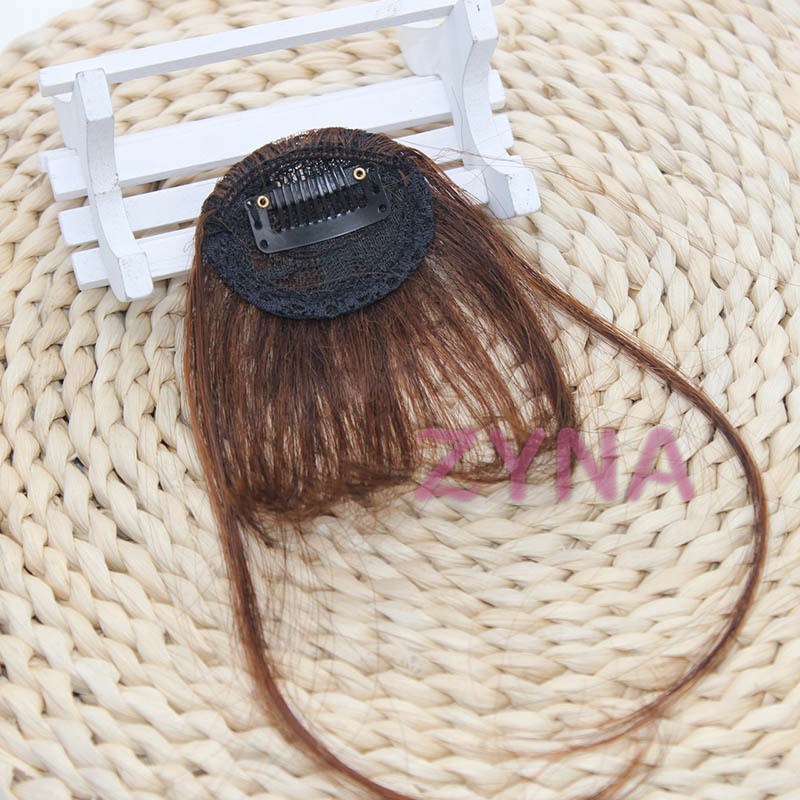 [Hàng mới về] Tóc mái giả dạng kẹp mini sợi tổng hợp hỗ trợ nối tóc cố định tiện lợi