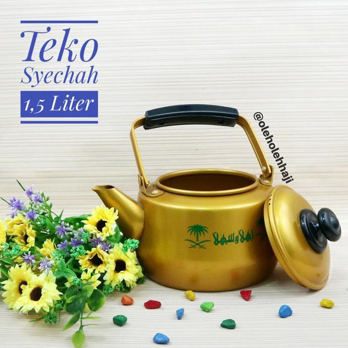 Ấm Trà Mạ Vàng Zam Zam Syechah 1.5 Liter | BigBuy360 - bigbuy360.vn