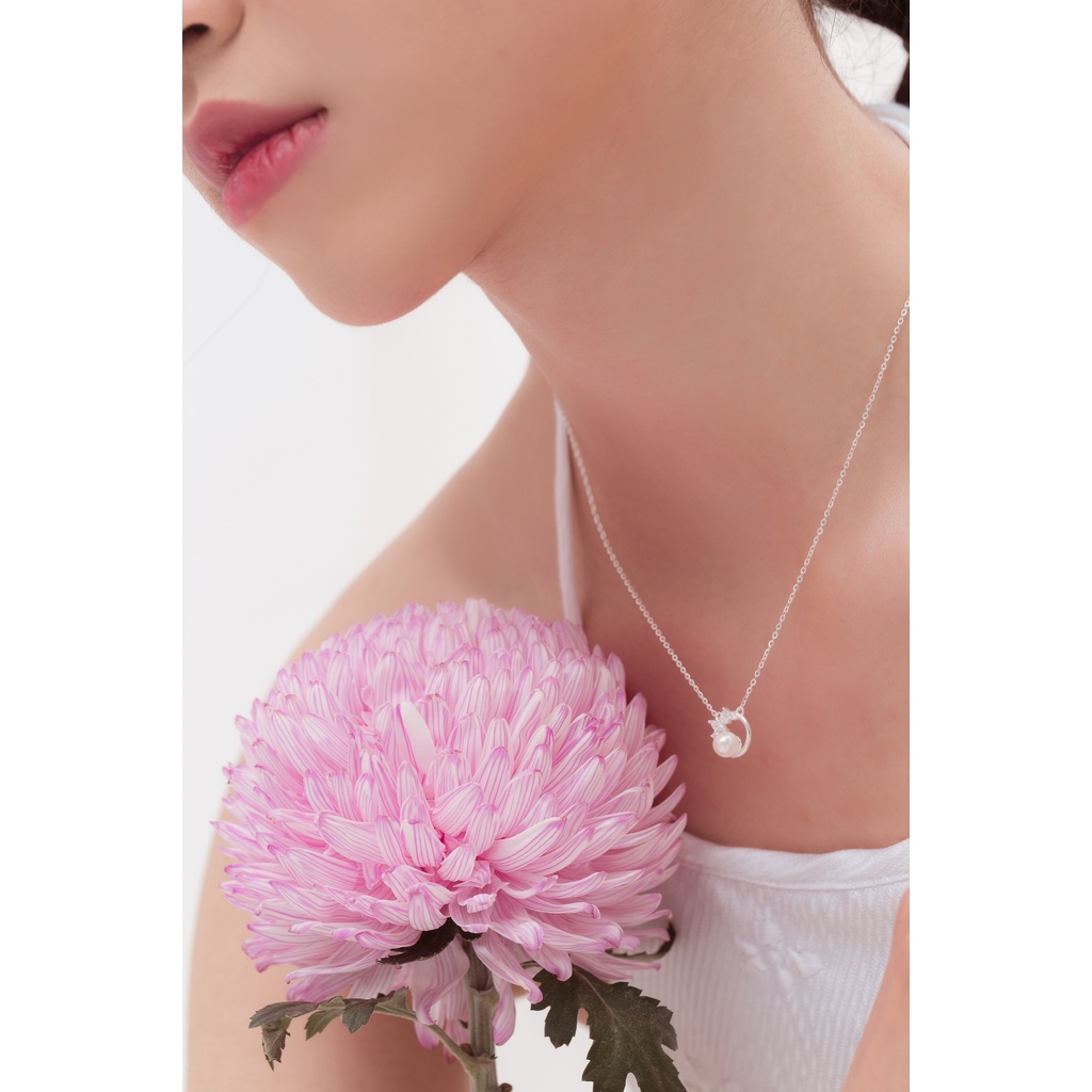 Dây chuyền bạc nữ 925 BLING IT thiết kế nữ tính dễ thương BIVC284